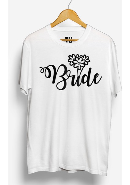 Bride Baskılı Unisex Pamuklu Tshirt