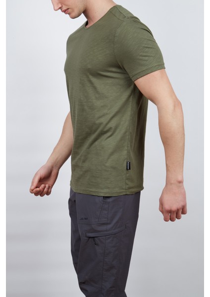 Albino Basic T-Shirt Haki fiyatları