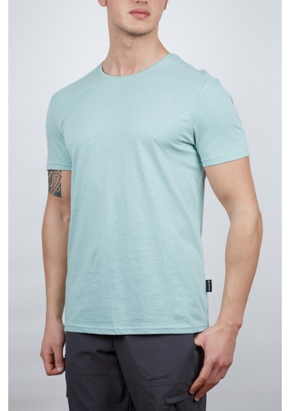 Albino Basic T-Shirt Nil Yeşili
