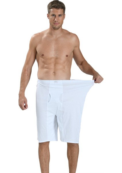 Erkek Beyaz Pamuklu Büyük Beden 3 Lü Boxer 182 fiyatları