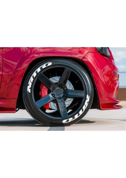 Nitto Beyaz Kalıcı Lastik Yazısı Nitto Sticker 8 Kit Büyük Boy modelleri