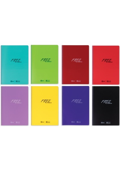 Free A4 120 Yp Pp Kapak Düz Defter 320450