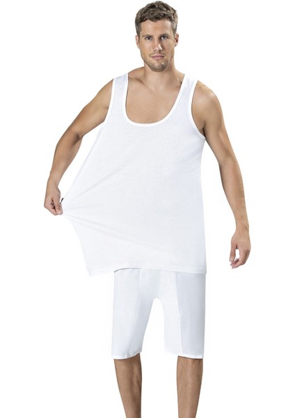 Erkek Beyaz Pamuklu Büyük Beden 2 Li Atlet 180 fiyatları