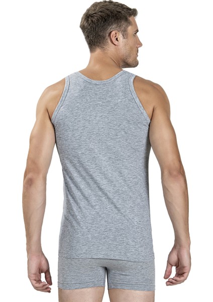 Erkek Gri Melanj Pamuklu Atlet 110 fiyatları