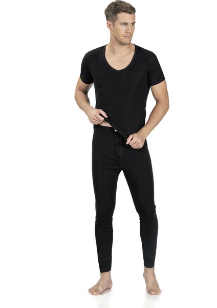 Erkek Termal Içlik Üst Siyah modelleri