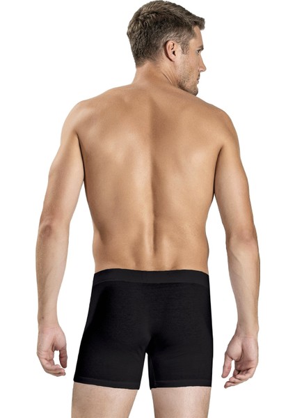 Erkek Siyah Modal Pamuklu 3'lü Boxer 255 fiyatları