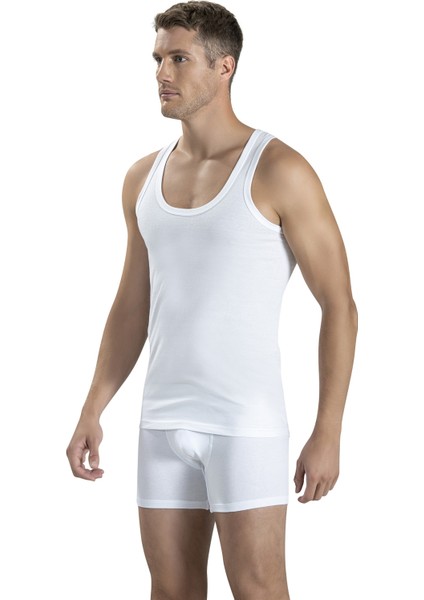 Erkek Beyaz Modal Pamuklu 2'li Atlet 250 fiyatları