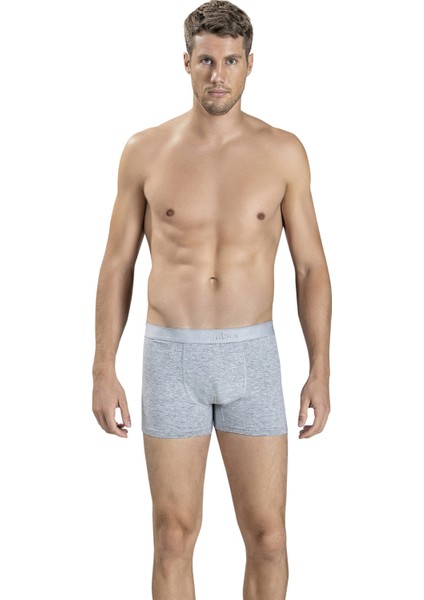 Erkek Gri Viskoz Likralı Boxer 153