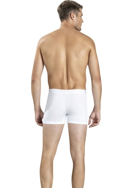 Erkek Beyaz Modal Pamuklu Boxer 321 fiyatları