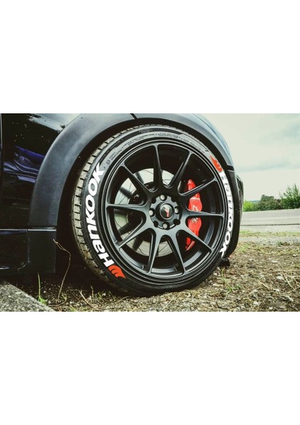 Hankook Beyaz Kalıcı Lastik Yazısı Hankook Sticker 8 Kit