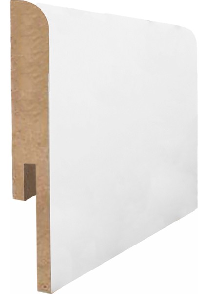 Tina Beyaz Lake Pvc Kaplı Süpürgelik 10 cm