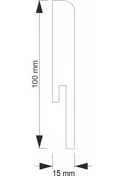 Tina Beyaz Lake Pvc Kaplı Süpürgelik 10 cm fiyatları