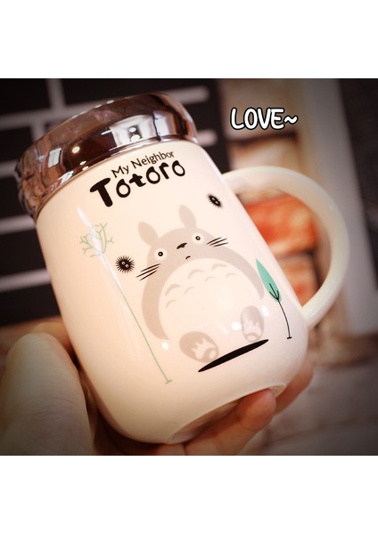 Sevimli Totoro Kahve Kupa Seramik Süt Bardağı Yaratıcı Kupa(Yurt Dışından)