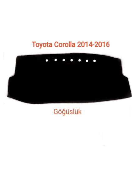 Ucuz Oto Kılıfı Halı Kumaş Toyota Corolla 2014-2016 Arası Torpido Koruyucu Örtü