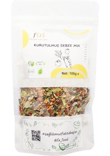 Kurutulmuş Sebze Mix 1kg