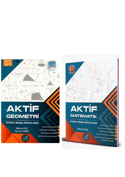 Aktif Öğrenme TYT Matematik ve Geometri 0'dan Başlayanlara Seti 2 Kitap