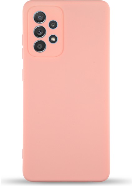 Samsung Galaxy A23 Kapak Içi Kadife Kamera Korumalı Lansman Silikon Kılıf - Pembe