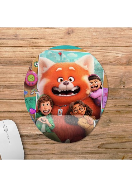 Turning Red Pixar Bilek Destekli Mousepad Model - 2 Oval fiyatları