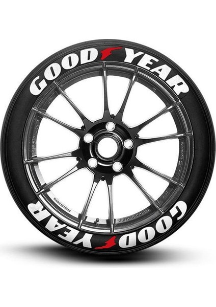 Good Year Beyaz Kalıcı Lastik Yazısı Good Year Sticker 8 Kit Büyük Boy