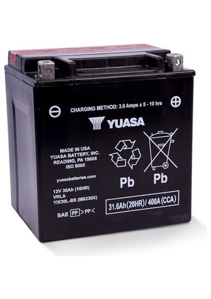 Akü YIX30L-BS 12V30AH Harley Davıdson 1690 Flhtk Electra Gl