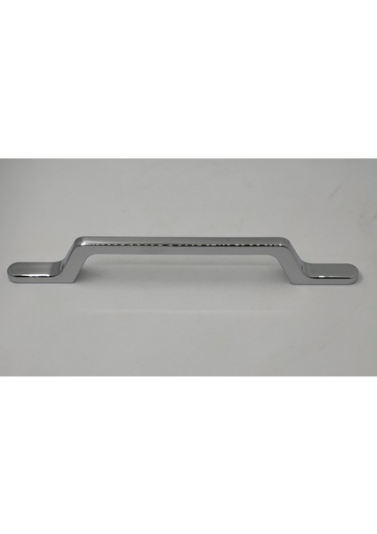 Mutfak Dolap Çekmece Kapak Mobilya Kulbu 128 mm Lüks Metal Kulp (Krom Renk)