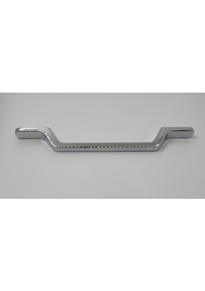 Mutfak Dolap Çekmece Kapak Mobilya Kulbu 128 mm Lüks Metal Kulp (Krom Renk)