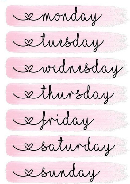 Okul Günler Etiketi