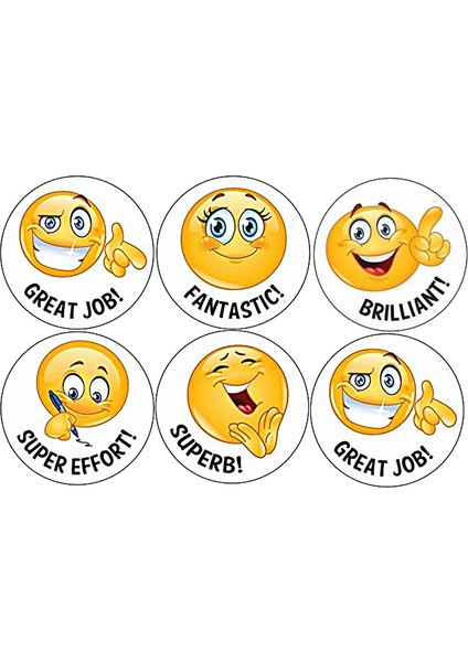 Okul Etiket Setleri (2x2 cm 100 Ad)