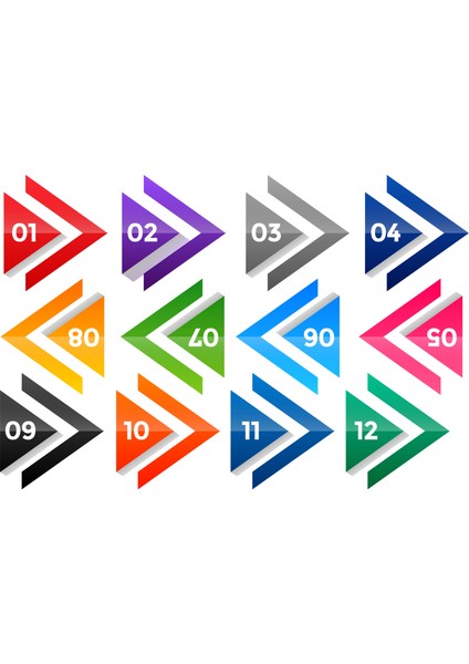 Okul Etiket Setleri (2x2 cm 100 Ad)