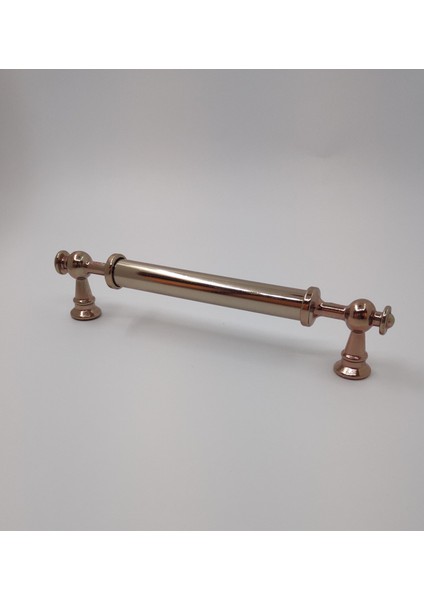 Mutfak Dolap Çekmece Kapak Mobilya Kulbu 128 mm Lüks Metal Kulp (Bronz Renk) fiyatları