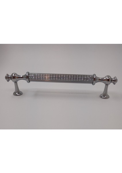 Mutfak Dolap Çekmece Kapak Mobilya Kulbu 160 mm Lüks Metal Kulp (Krom Renk)
