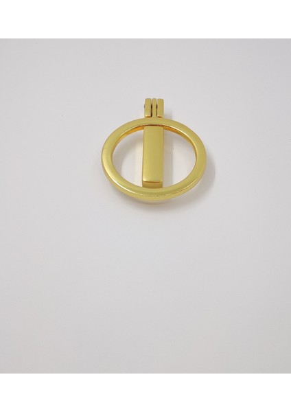Mutfak Dolap Çekmece Kapak Mobilya Kulbu 32 mm Lüks Metal Kulp (Altın Renk)