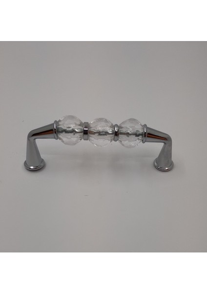 Mutfak Dolap Çekmece Kapak Mobilya Kulbu 64 mm Lüks Metal Kulp (Krom Renk) fırsatları