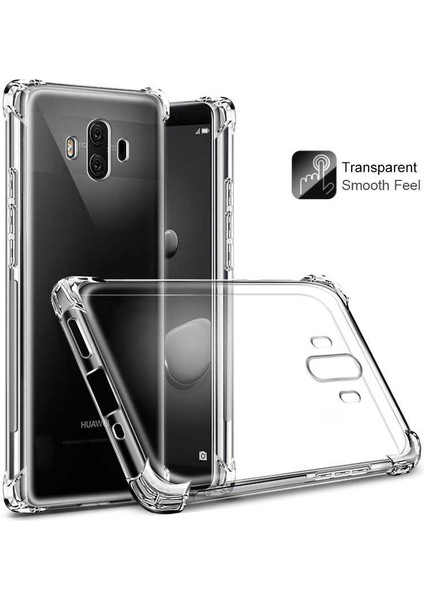 Huawei Mate 10 Pro Uyumlu Kılıf Case, Şeffaf Ultra Koruma Hard Transparent Ultra Protected