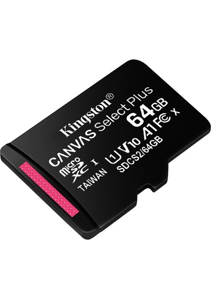 Kingston 64GB Hafıza Kartı Micro-Sd/tf Yüksek Hızlı Hafıza Kartı Gözetleme Kamerası Sürüş Kaydedici Evrensel( Yurt Dışından )