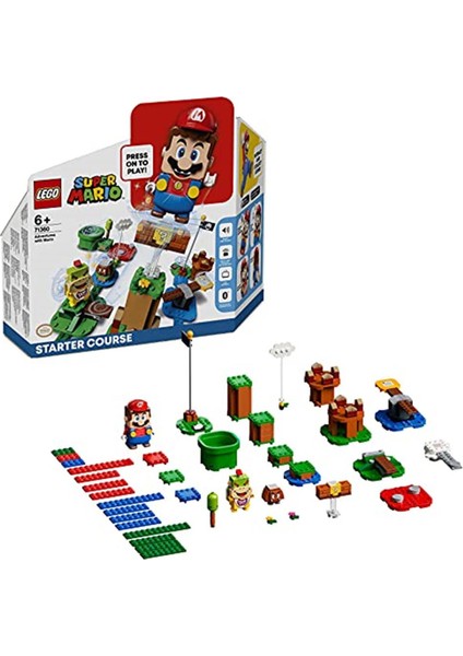 LEGO Super Mario Mario ile Maceraya Başlangıç Seti 71360 Yapım Seti, Çocuklar Için Koleksiyonluk Ya