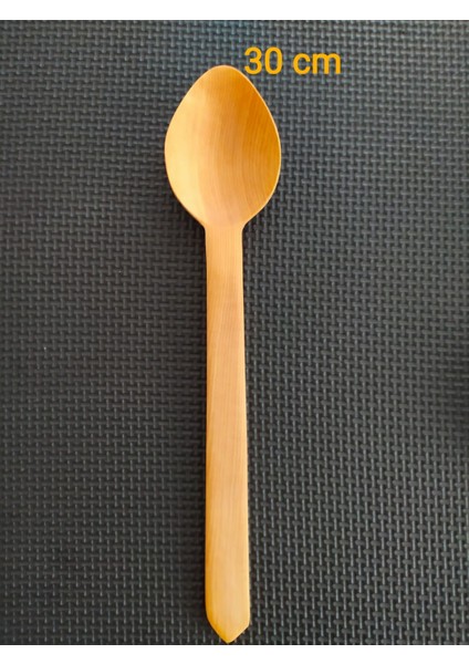 Trabzon Bölgesi El Yapımı Hakiki Şimşir Kaşığı 30 cm