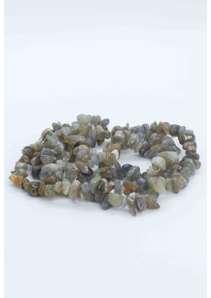 Labradorite Taşı Kırık Doğaltaş Dizi