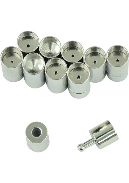 10 Süngü Itme Tüp Toka Takı Diy Bulma El Sanatları 20X7MM (Yurt Dışından)