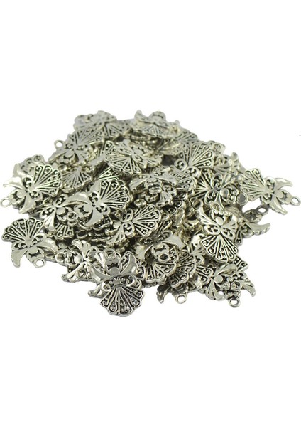 30 Adet El Yapımı Melekler Beni Izliyor Melek Takılar Mücevher Bulguları Diy 20X14MM (Yurt Dışından)