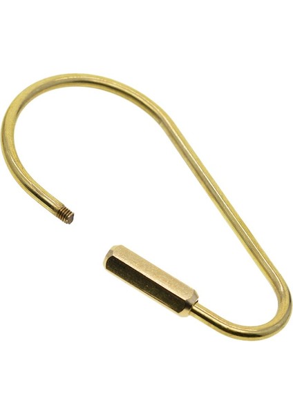 6pcs Pirinç Vidalı Kilitleme Kelabesi Kabarabin Anahtar Halkası Anahtarlık Anahtar Tutucu Altın 75X40MM (Yurt Dışından) modelleri