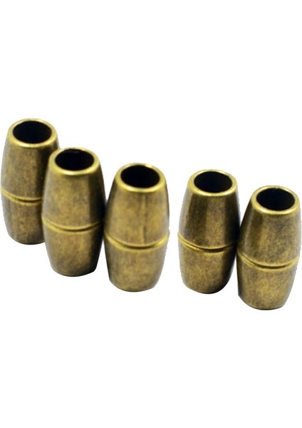5pcs Yuvarlak Güçlü Mıknatıs Konektörleri Dıy Mücevher Yapma Crafts Bronz (Yurt Dışından)