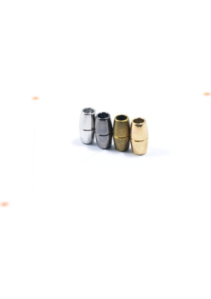 5pcs Yuvarlak Güçlü Mıknatıs Konektörleri Dıy Mücevher Yapma Crafts Bronz (Yurt Dışından)