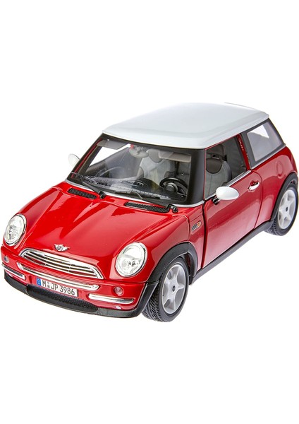 1:18 Mini Cooper 2001 Kırmızı Model Araba