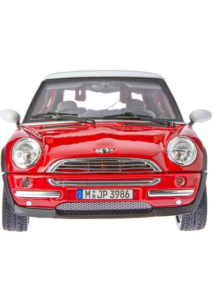 1:18 Mini Cooper 2001 Kırmızı Model Araba