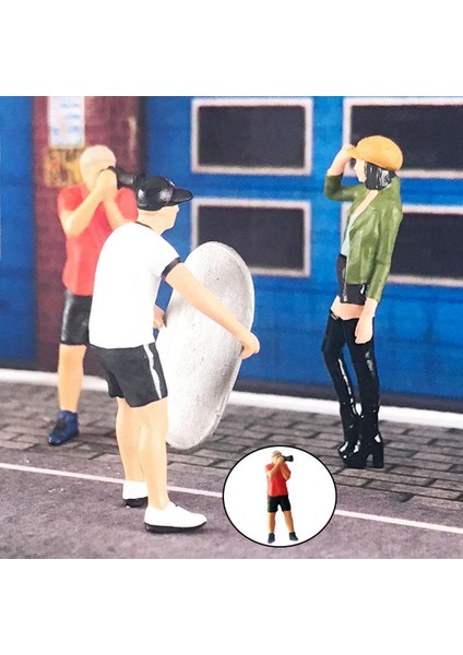 Boyalı Figürler, Insanlar Modeli, Masaüstü Noel Noelleri Için Atış Yardımcısı Açıklandığı Gibi (Yurt Dışından) modelleri