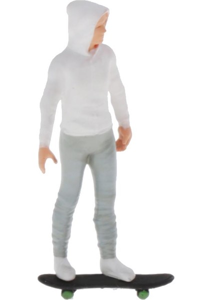 Mini Aksiyon Insanlar Figürler Boyalı Patenci Çocuk Ile/ Kaykay ile Düzen Sahne Beyaz (Yurt Dışından) modelleri