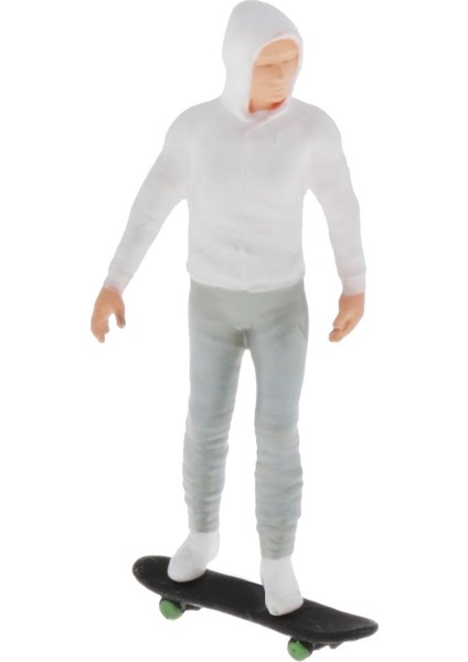 Mini Aksiyon Insanlar Figürler Boyalı Patenci Çocuk Ile/ Kaykay ile Düzen Sahne Beyaz (Yurt Dışından) fırsatları