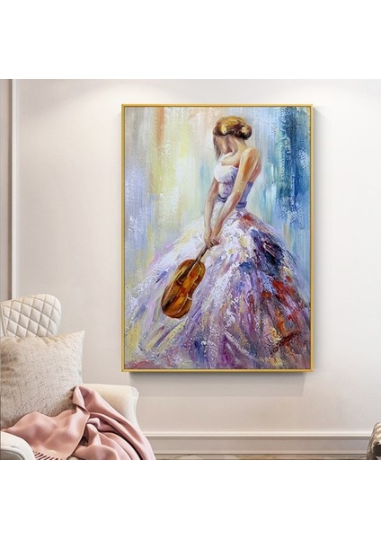 Yağlı Boya Tablo %100 El Yapımı Home In Joy 75CMX94CM