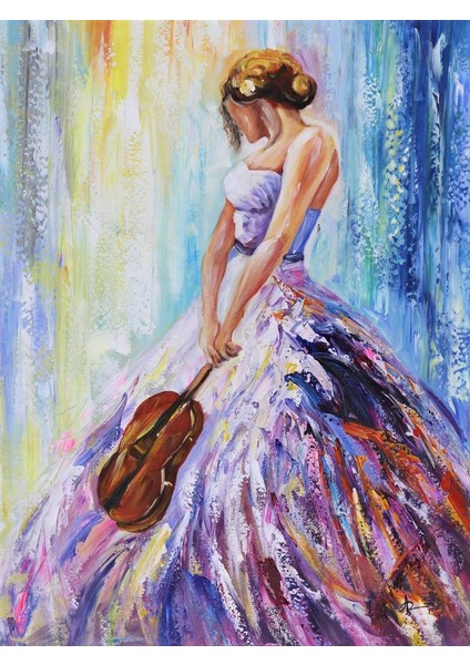 Yağlı Boya Tablo %100 El Yapımı Home In Joy 75CMX94CM fiyatları